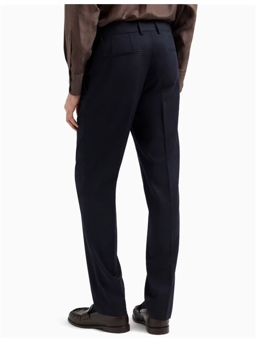 Chino trousers in lightweight virgin wool blend twill Emporio Armani | EM001505 AF13726.UB118